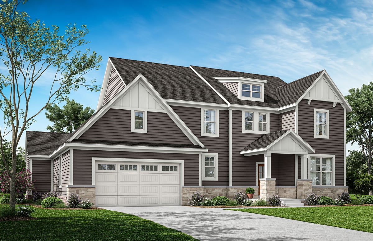 The Avalon Floor Plan New Homes in Commerce MI Evergreen Homes
